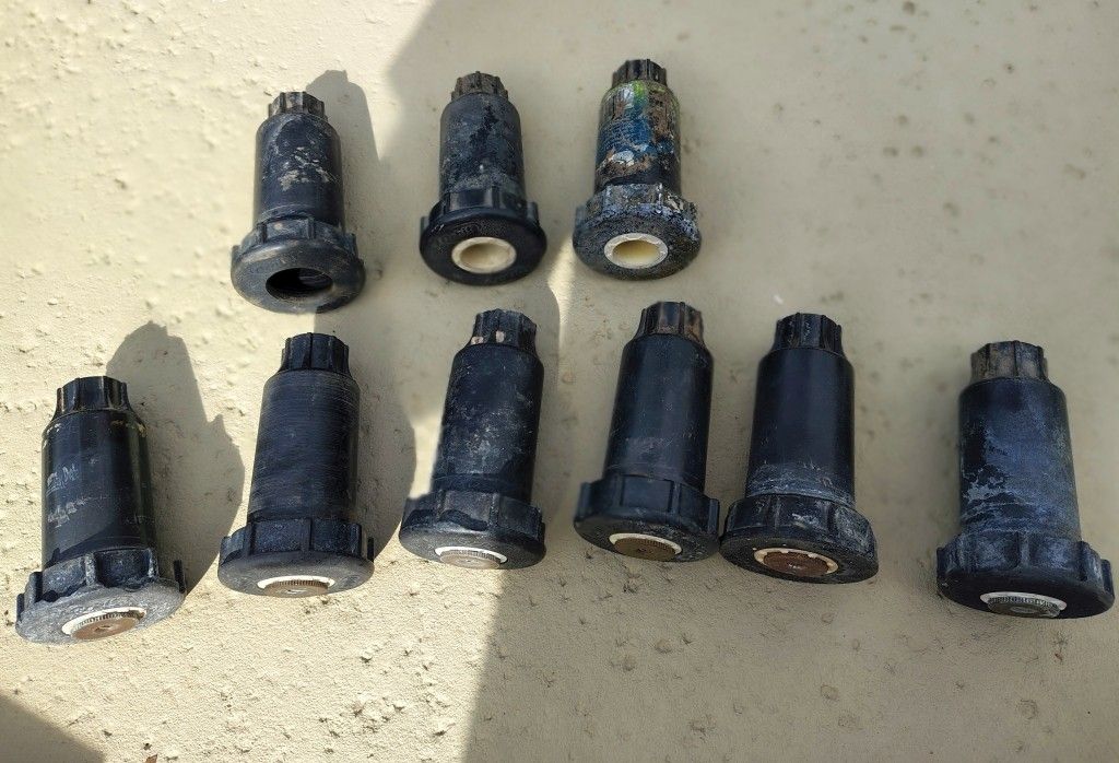 FREE Orbit and Rain Bird 4" Sprinklers. 6 + 3 Spray bodies