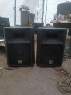 Pair of Ev s Sx300 two ways 12 on Electro voice 300 watts at 8 ohms