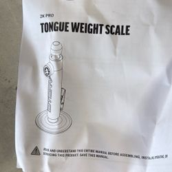 Trailer Tongue Weight Scale