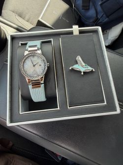 Citizen Eco-Drive Disney Cinderella Box Set S. SS Ladies Quartz Watch GA1077-46D