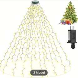 New 420 LED Christmas Tree String Lights - 82 Inches, 17 Strands, Warm White 