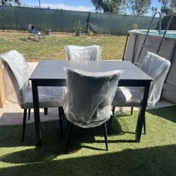 table and chairs