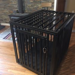 Super Extra Large Heavy Duty Steel Dog Cage Crate 