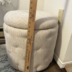 Beautiful Tufted Storage Ottoman