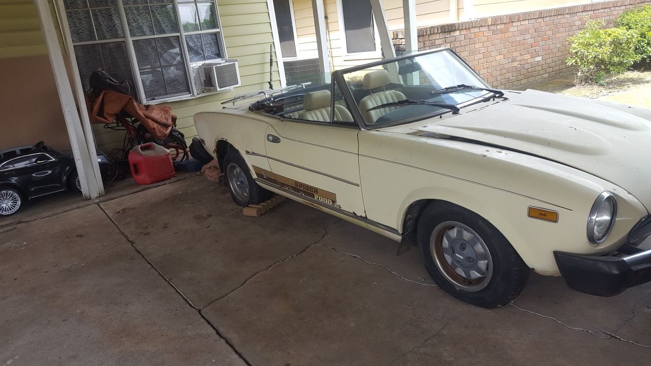 Fiat spider 500 year 1980