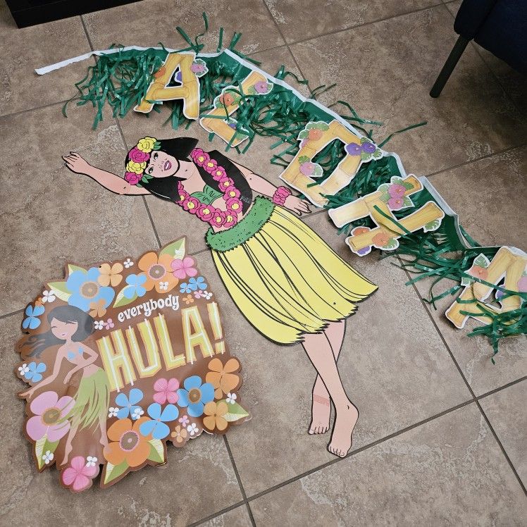 Hawaiian Luau Party Decorations