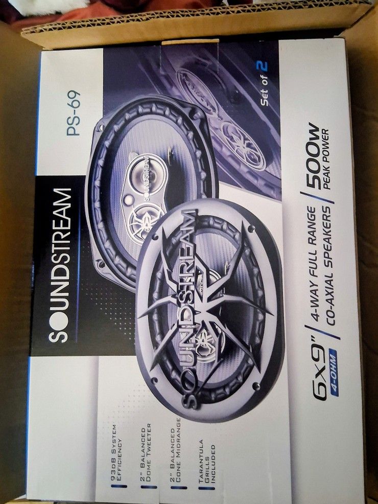 Soundstream 6x9s Brand New In The Box 500 Watts