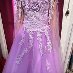 Purple 15 Dress
