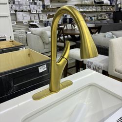 Kohler Brushed Gold Kitchen Faucet🔥