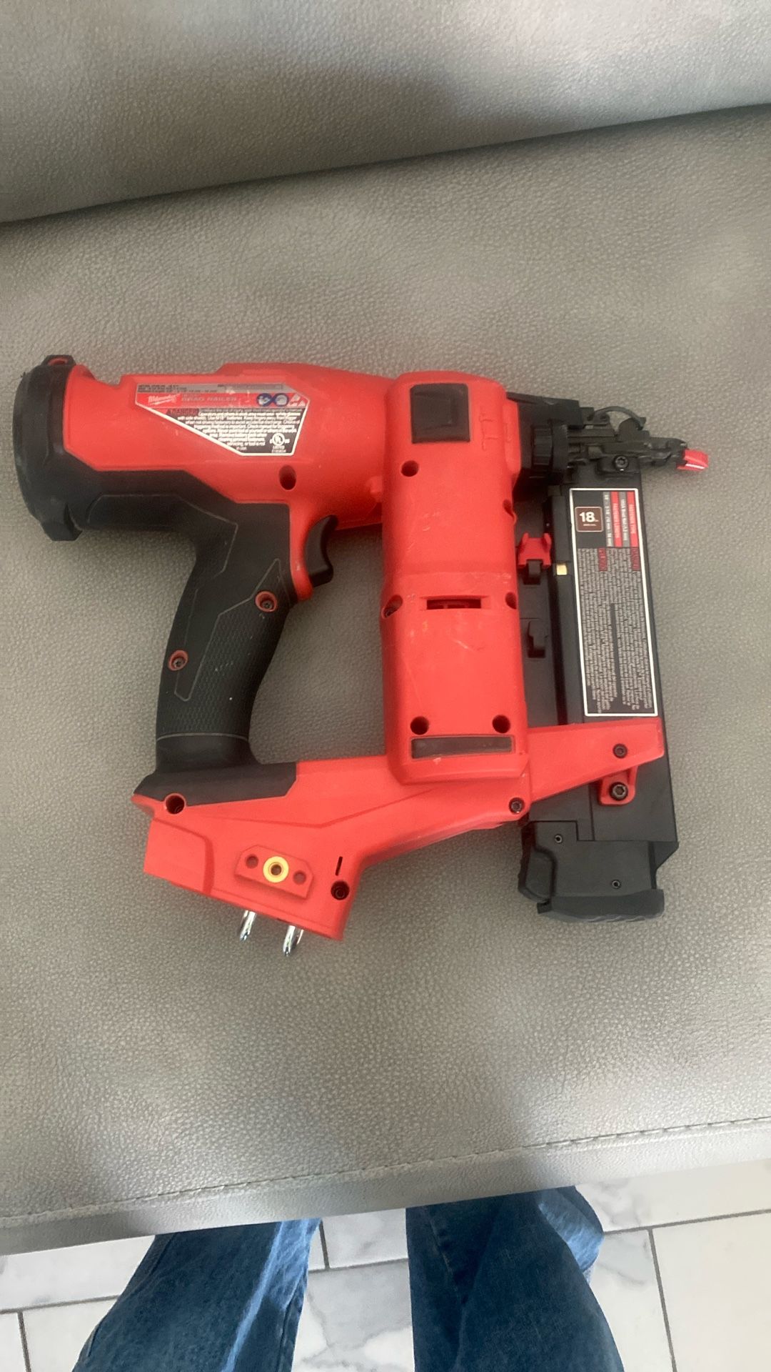 Milwaukee Finish Nail Gun