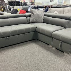  Everything Must Go😱Gorgeous Modern Sleeper Sofa Sectionals On Limited Time Sale Starting $599