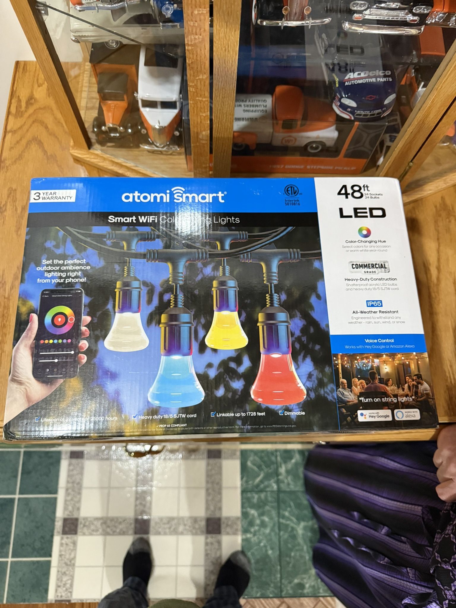 48 Feet Of Multi Colored WiFi Controlled Indoor/outdoor Lights