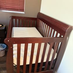 Wood Baby Crib 
