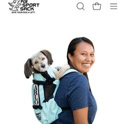 K9 Sport Sack Dog Backpack - Size Small