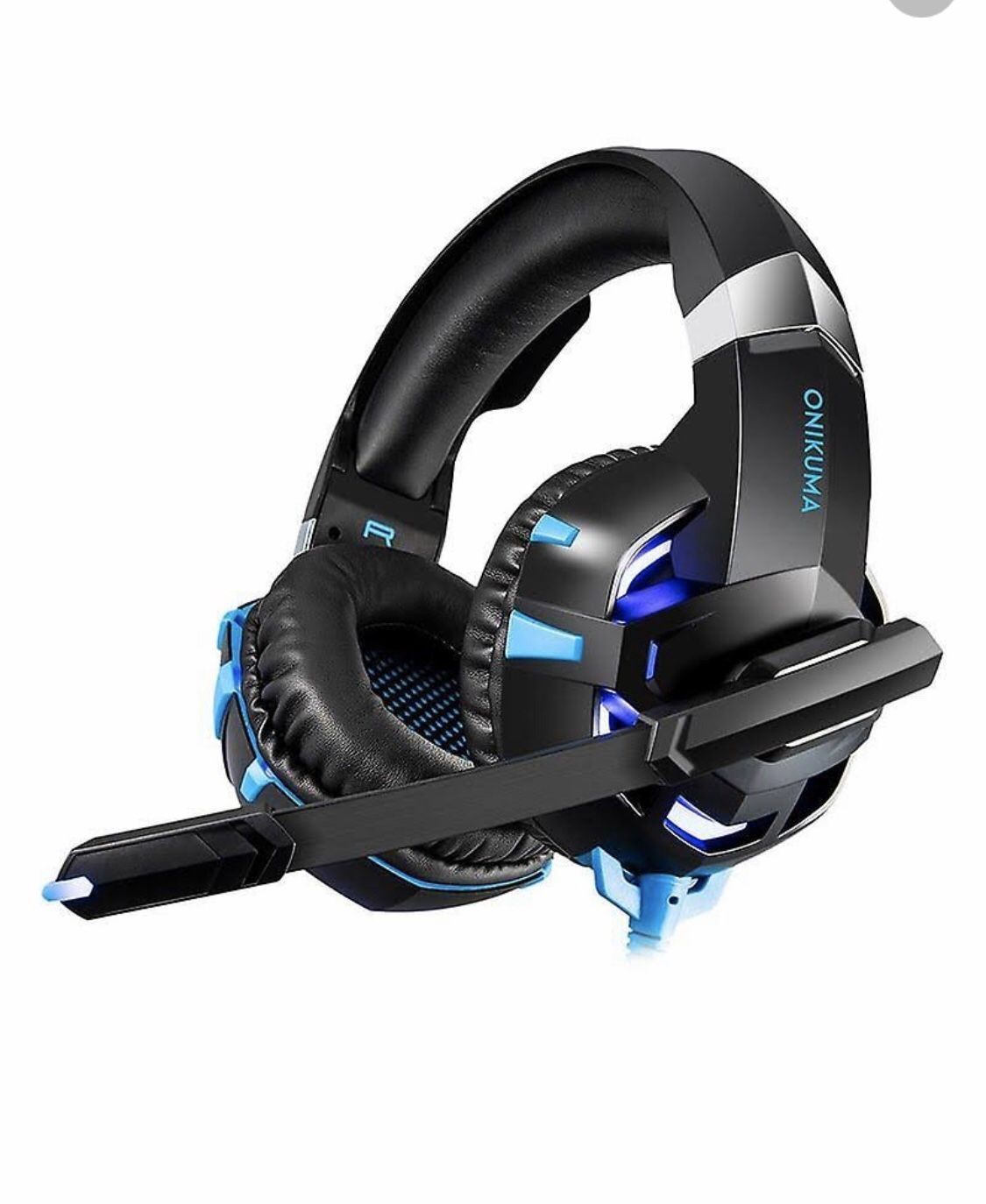 Onikuma K2 Pro, Gaming Headset, Black and blue