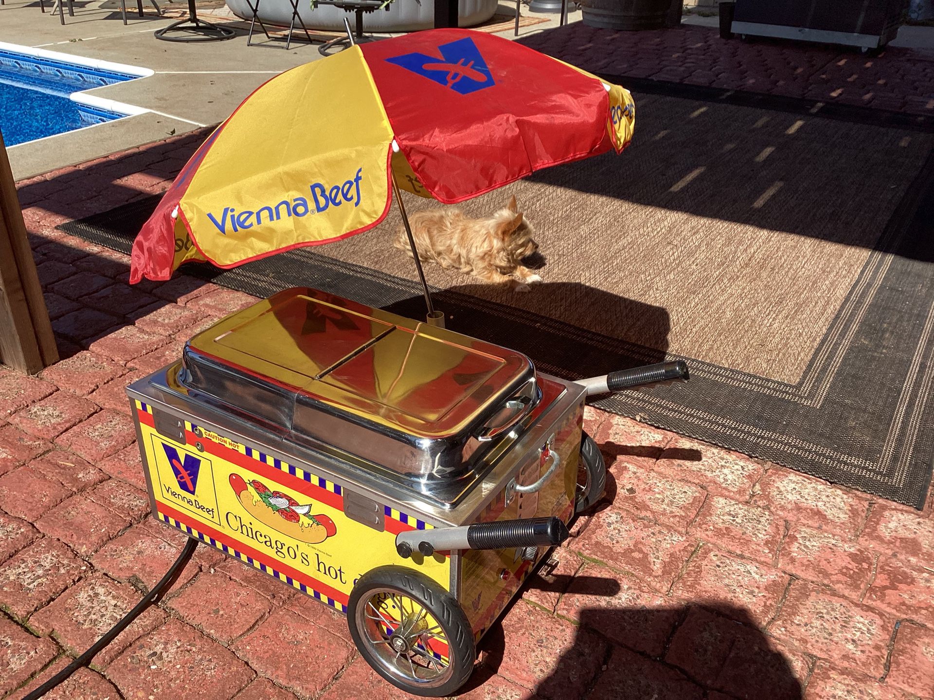 Hot Dog Steamer Cart