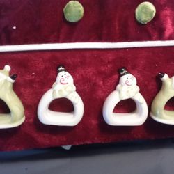 Snowmen Napkin Holder