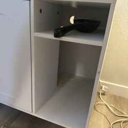 White Litter Box Enclosure