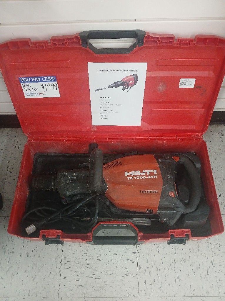 Hilti TE 1000 Demolition Hammer
