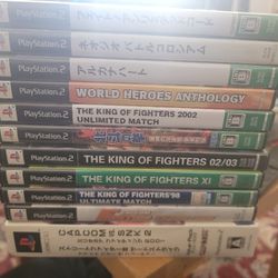 Japanese Import and US PS2 fighting games
