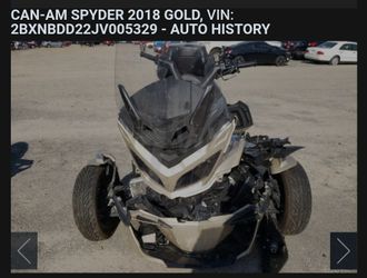 2018 Cam Am Spider 