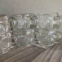 Clear Glass Tea Cups