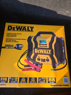 DEWALT 2000 Peak Amp Portable Jump Starter