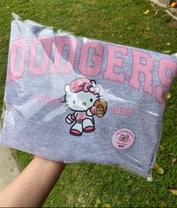 Dodgers Hello Kitty Crewneck