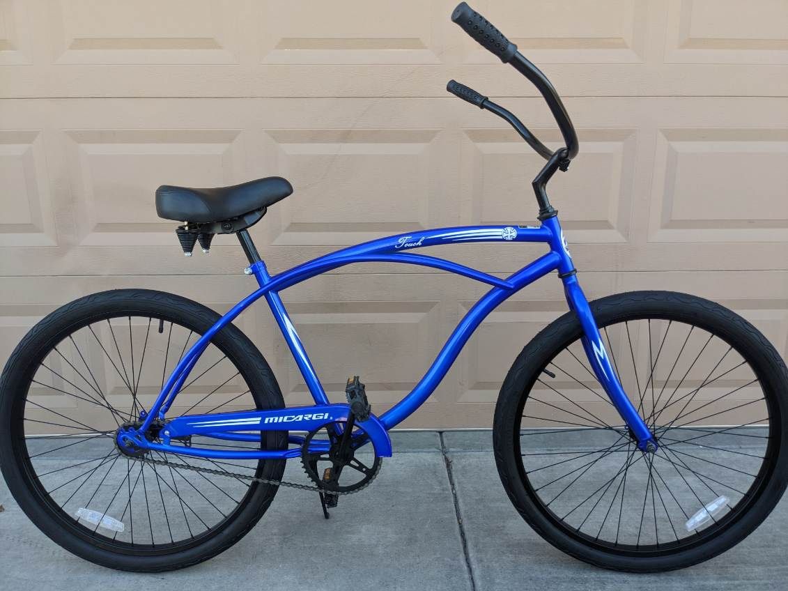 26"MICARGI Touch Men's beach cruiser bike..New 👌🏼