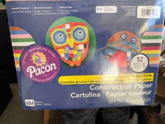 Construction Paper Multi Colored
