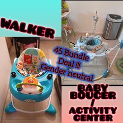 Baby Bouncer / activity center & Walker