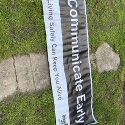 Communicate early Driving Safety Banner 