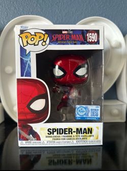 Funko Pop! Marvel Spider-Man Brand New Day - Spider Man #1590 (Metallic)