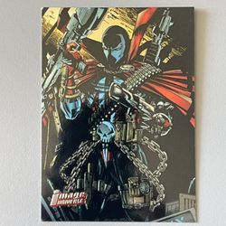 1995 Topps Image Universe Commando Spawn Chromium Card
