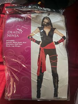 ADULT NINJA WOMEN costume $25