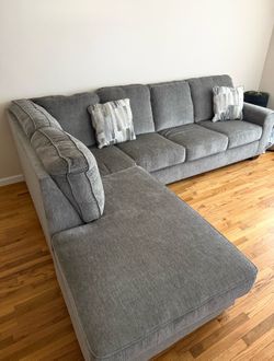 Grey Sectional Sofa - Like New