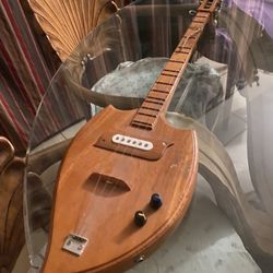 Electric Thai Phin Stringed Guitar Musical Instrument