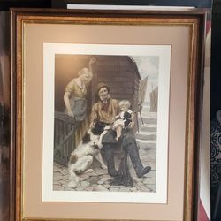 Framed Oil Painting 35X40"