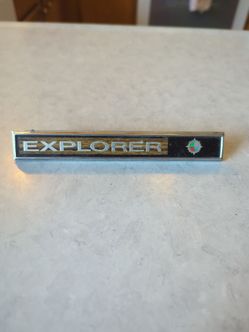 Vintage glove box emblem for Ford