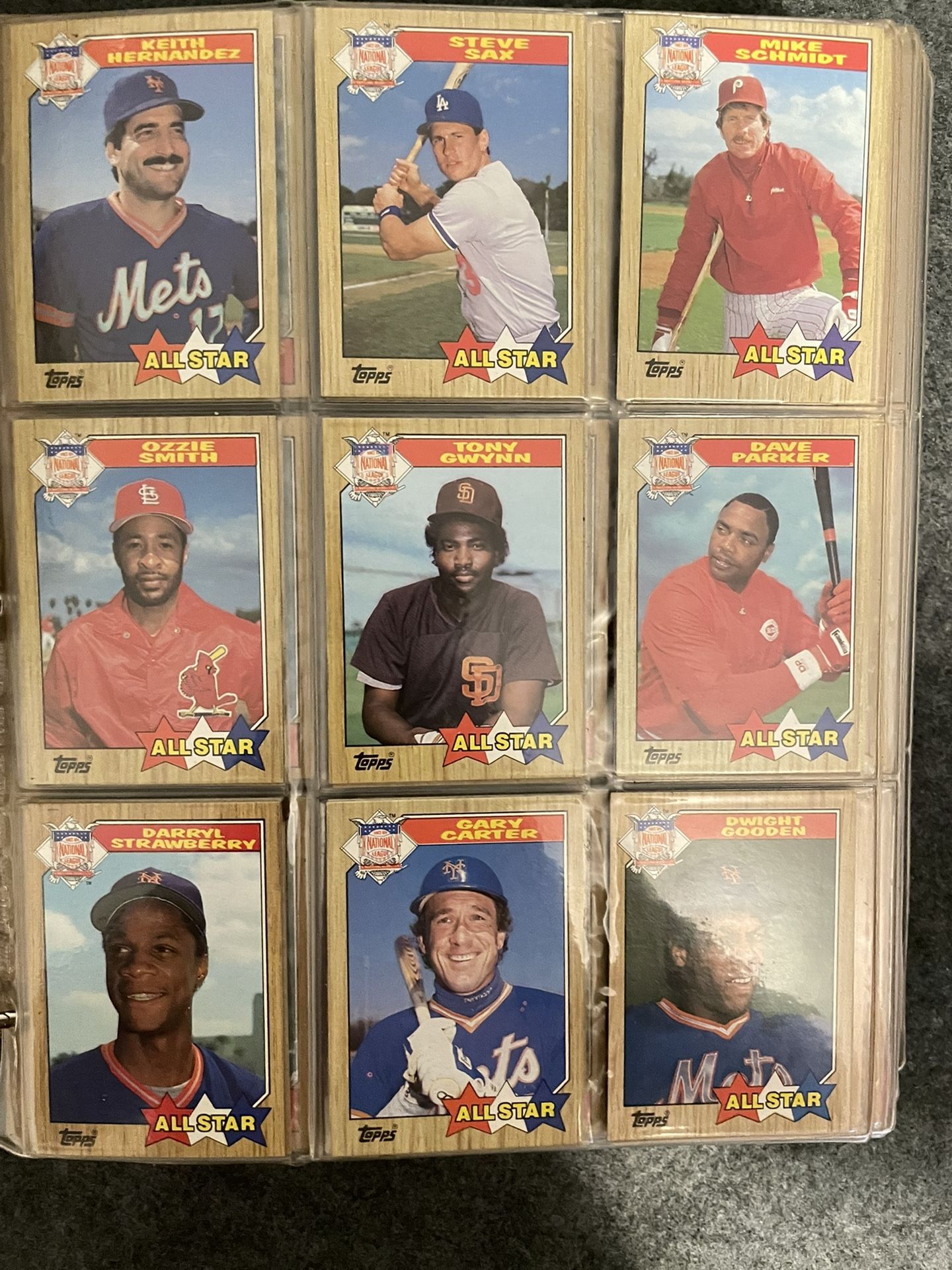 Vintage 1987 Full Year Topps Baseball Cards 
