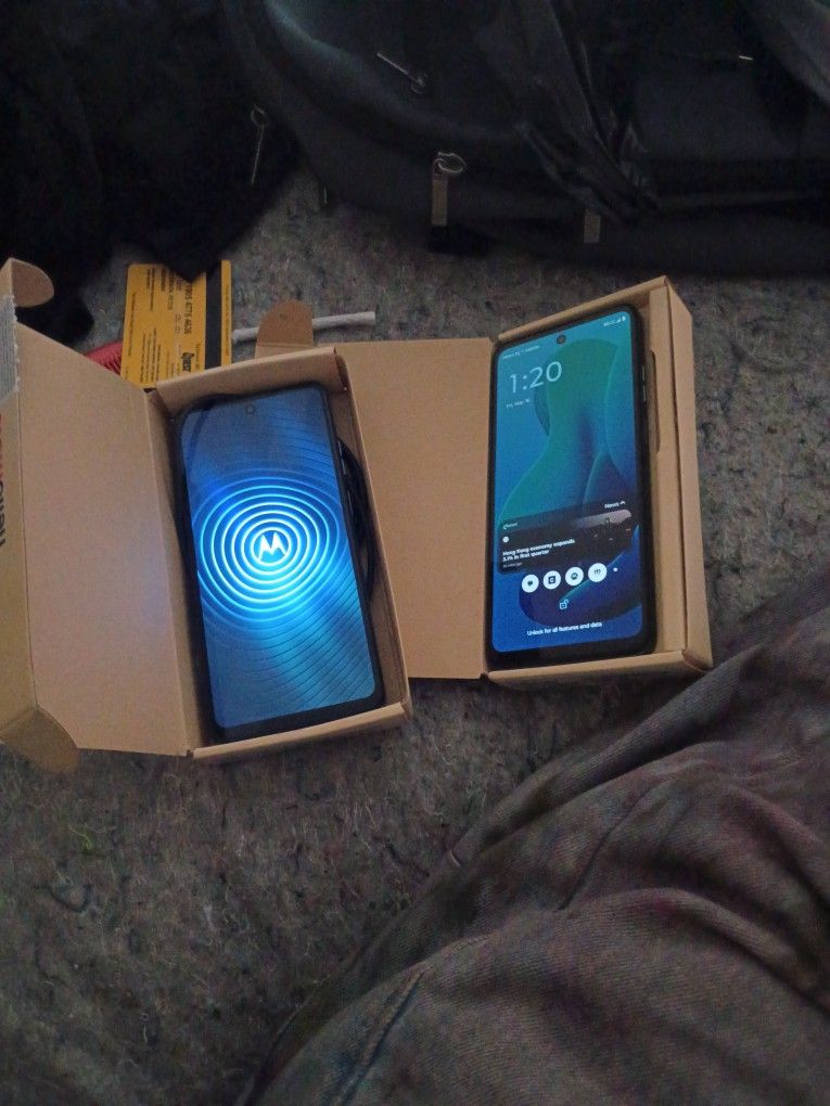 Motorola MOTO g, 5G-2024 Android Phones W/SIM Card & Numbers & Unlimited WiFi & Calling Until June 4th 2025