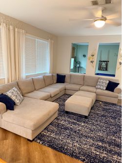 Living Spaces Brody Sectional Couch