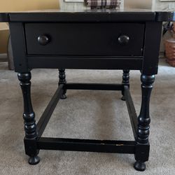 Black End Table