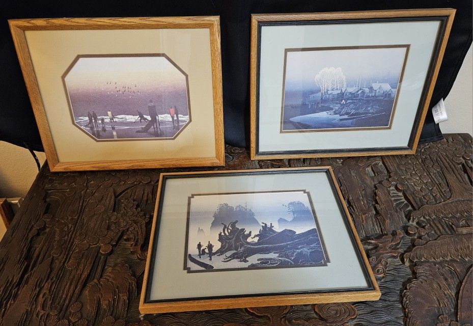 Lot of 3 Elton Bennett Art Prints