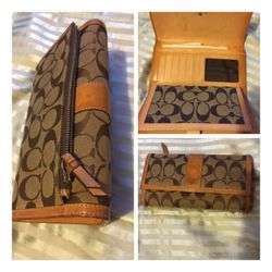 Coach Wallet & Checkbook