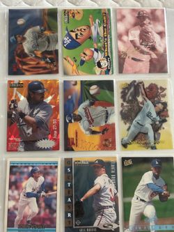 90s Baseball Lot - Piazza, Maddux, Nomo, Yount