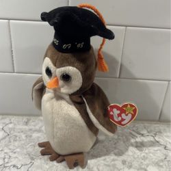 Ty 1998 Beanie Babie Wise the Owl