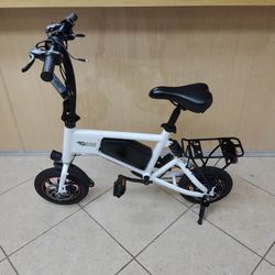 Glarewheel 12" Foldable Electric Bike X5 White 
