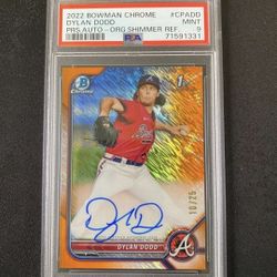 Dylan Dodd Orange Shimmer #/25 Auto