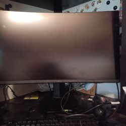 Dell 27inch Curved Monitor, With Gaming Keyboard And A Wireless Mouse